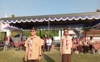 MTsN 4  Bantul kirim 16 Calon Dewan Penggalang Pada Peringatan Hari Pramuka